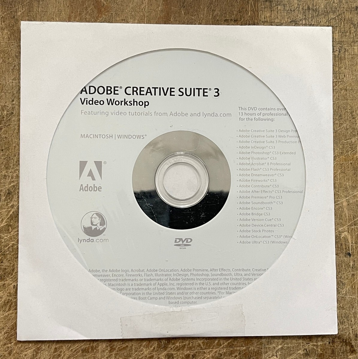 DJ機材 ADOBE CREATIVE SUITE3 DESIGN PREMIUM Mac Adobe Creative Suite 3: Design Premium Macintosh 3-Disc Set
