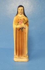 St. Therese of Lisieux "Little Flower" statue figurine Made in Germany *READ* rj