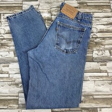 Vtg LEVI  S 550 Jeans Orange Tab 90s Med. Wash Men  s 32x34 Relaxed Taper Leg USA