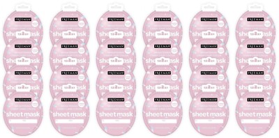 Freeman Face Sheet Masks Brightening Candy Cane, Holiday Edition- Pack of 24