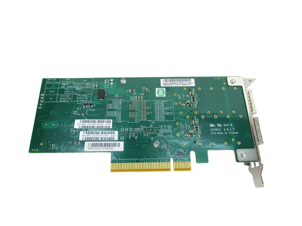 Supermicro AOC-S40G-i2Q 2-Port QSFP+ 40G Ethernet Card W/ 2x Intel LTA8531-PE-IN - Image 3 of 4