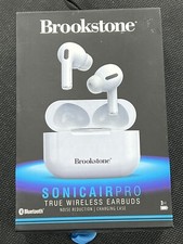 Brookstone SONICAIRPRO BSTWS18WH True Wireless Earbuds White
