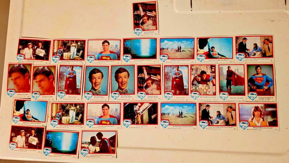 Superman the Movie Cards 1978 (28) eBay