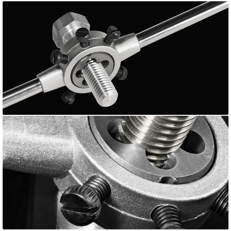 Kyuionty Heavy Duty Die Stock Maniglia Wrench, M12-M16 Metrico