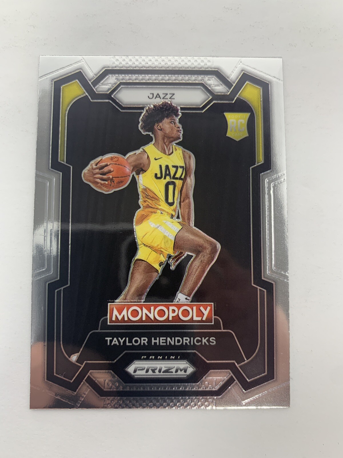 2023-24 Panini Prizm Monopoly Taylor Hendricks RC Silver Prizm #86 Utah Jazz