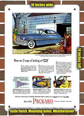 Metal Sign - 1950 Packard _12- 10x14 inches
