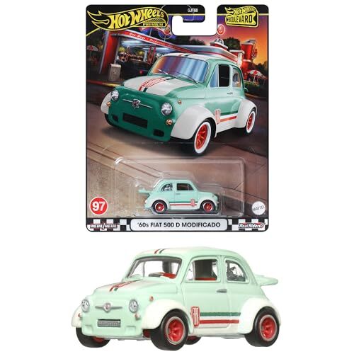 2024 Hot Wheels Premium Boulevard '60s FIAT 500 D MODIFICADO