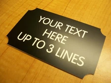 Custom Engraved 3x5 Sign for Home Office Small Business Wall Door Suite Plaque