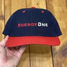 Vintage 90s Energy One Logo Dad Hat 1990s Snapback Cap