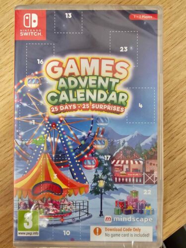 Games Advent Calendar [Code in a Box] - Nintendo Switch  NEW AND SEALED - Foto 1 di 1