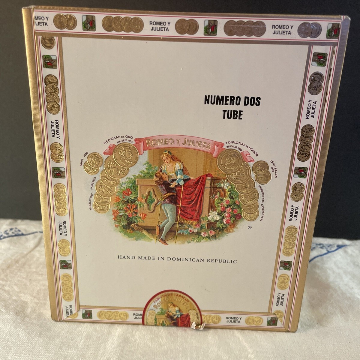 Romeo Y Julieta Cedro Wooden Cigar Box Deluxe Number 2 EMPTY | eBay