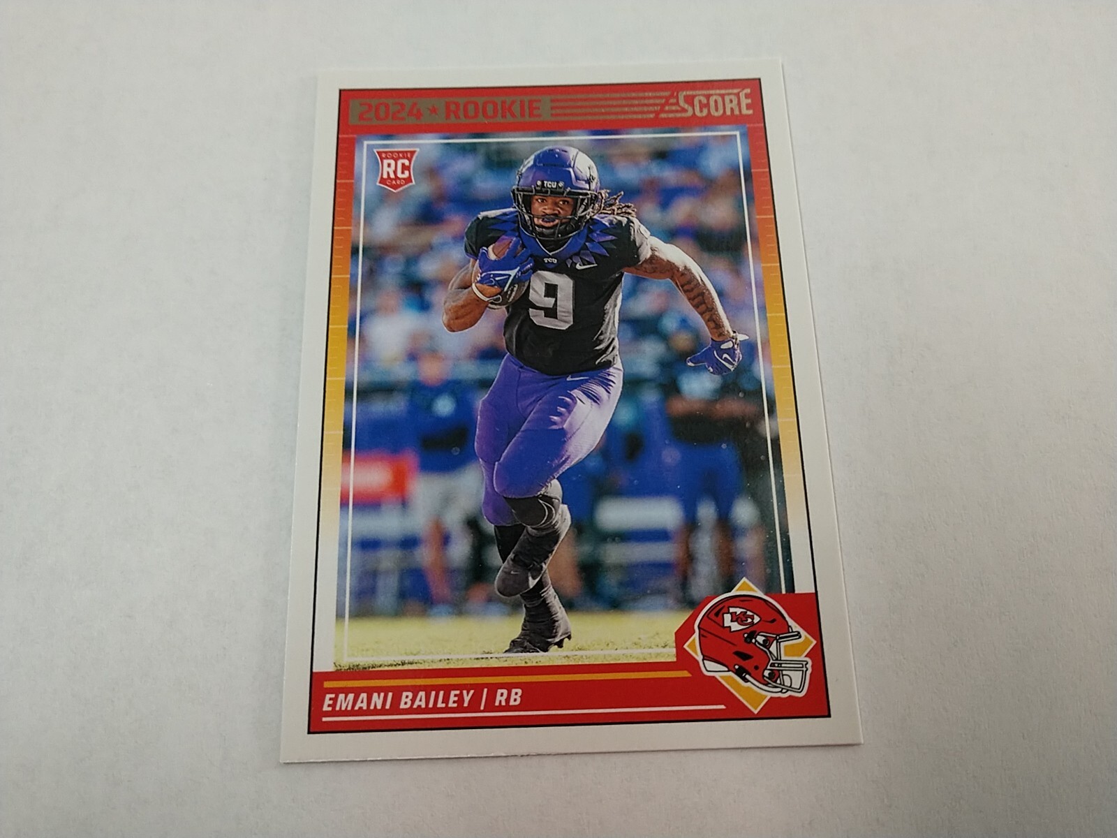 2024 Score - Rookies #394 Emani Bailey (RC) Kansas City Chiefs 