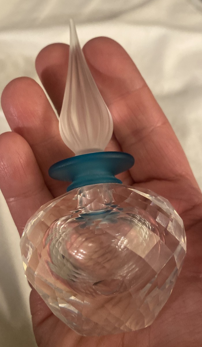 Swarovski Silver Crystal Oriental Falcon Perfume Bottle Perfect