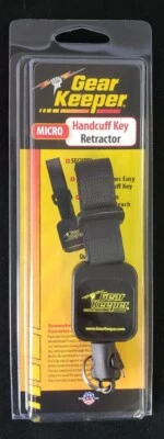 WESOL DISTRIBUTION Gear Keeper Micro Handcuff Key Retractor RT-5830