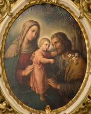 Catholic print picture-  HOLY FAMILY SH5  -   8" x 10" ready to be framed