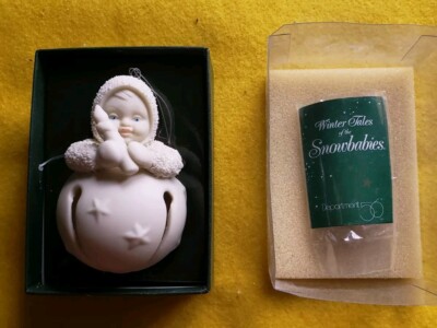 Dept 56 Snowbabies Christmas Ornament  One Little Candle  Jinglebaby #68806 MIB