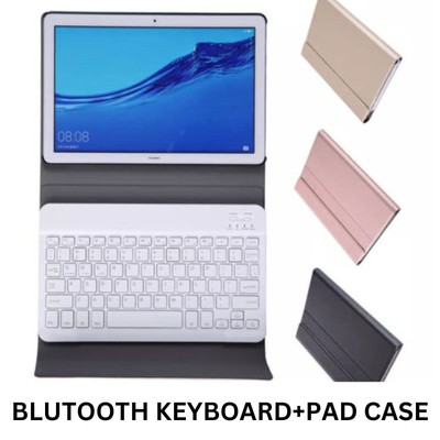 Für Huawei MediaPad T3 T5 M5 - Leder Ständer Tablet Cover Case + Bluetooth Tastatur
