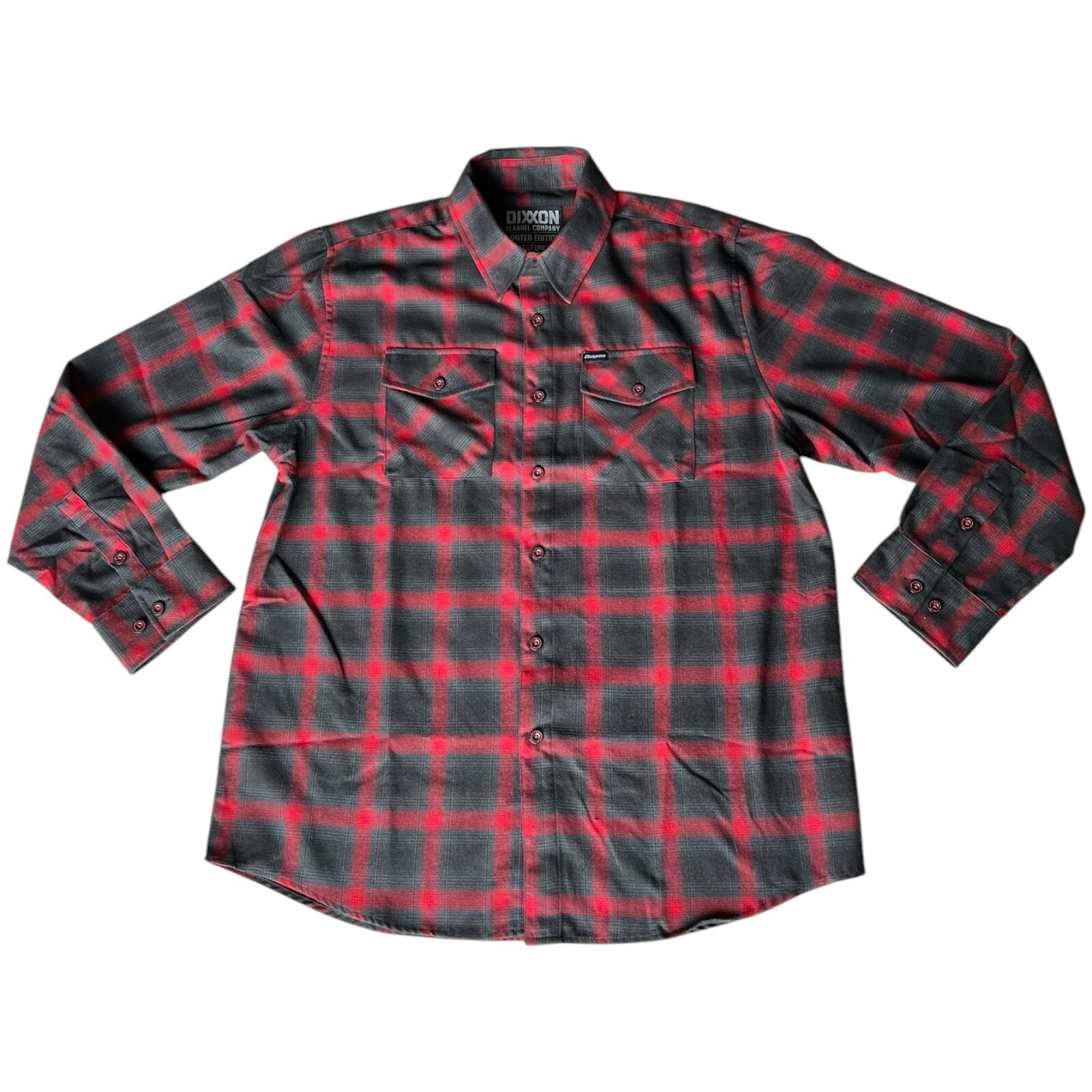 Dixxon Flannel Shirt Limited Edition Snap On Tools Form Function Red Mens XL-image