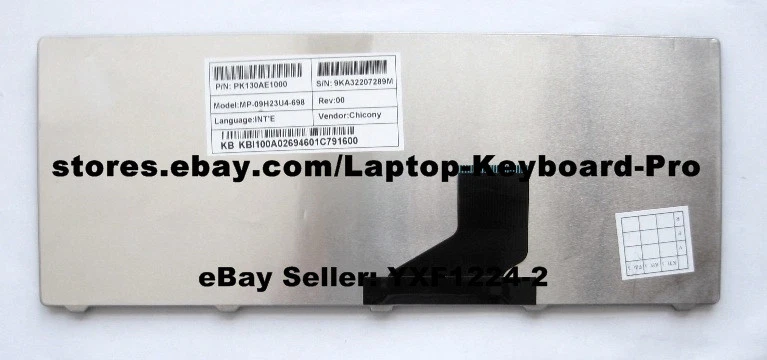 Teclado para eMachines 350 355 EM350 EM355 PAV70 NAV51 - EE. UU. Inglés Foto 2 de 2