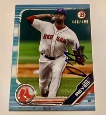 Denyi Reyes SIGNED 2019 Bowman Sky Blue /499 Card #BD142 RC Auto Mets Orioles