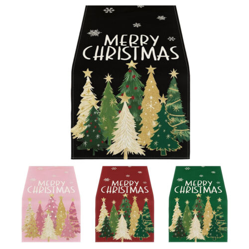 Christmas Table Runner Farmhouse Table Runner Linen Rectangular Tablecloth Decor