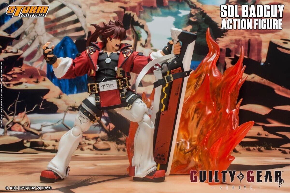 Storm Toys SOL BADGUY アクションフィギュア ACSB01B Storm Toys ACSB01 GUILTY GEAR SOL BADGUY 1/12 Scale Action