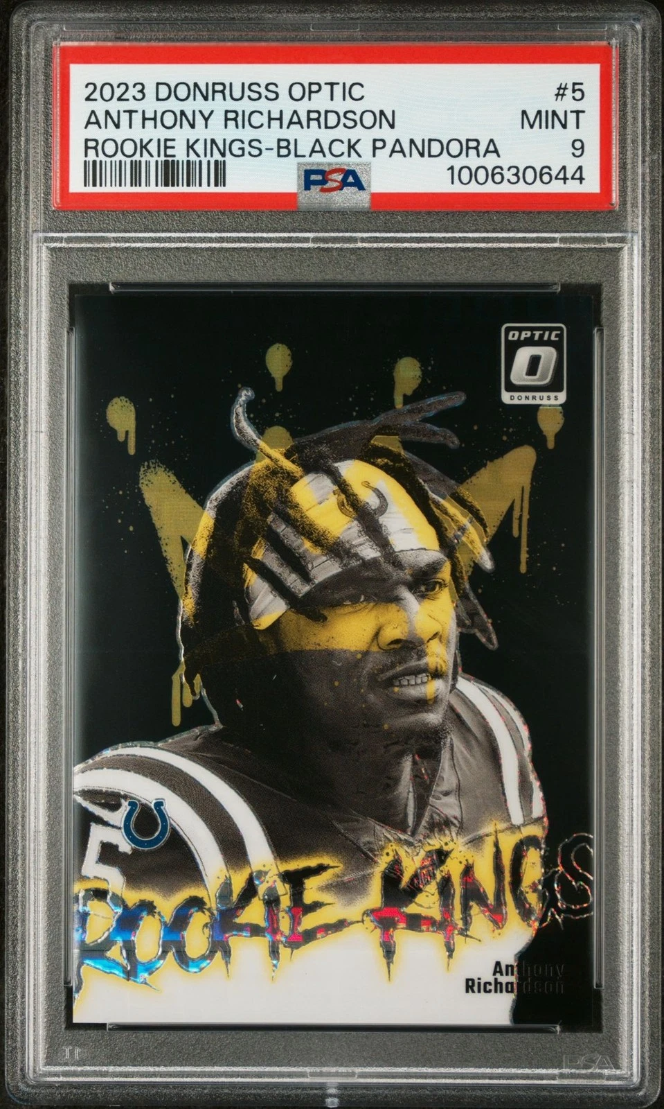 Anthony Richardson Panini Donruss Optic Rookie Kings #5 Black Pandora