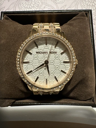 Orologio Michael Kors Donna Lady Nini Acciaio Inox Tono Oro Rosa MK3183 e Scatola