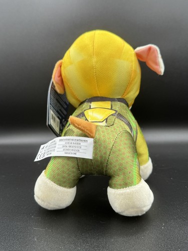 New Nickelodeon PAW PATROL Aqua Pups Pals 8" Plush RUBBLE with Tags - Picture 6 of 7