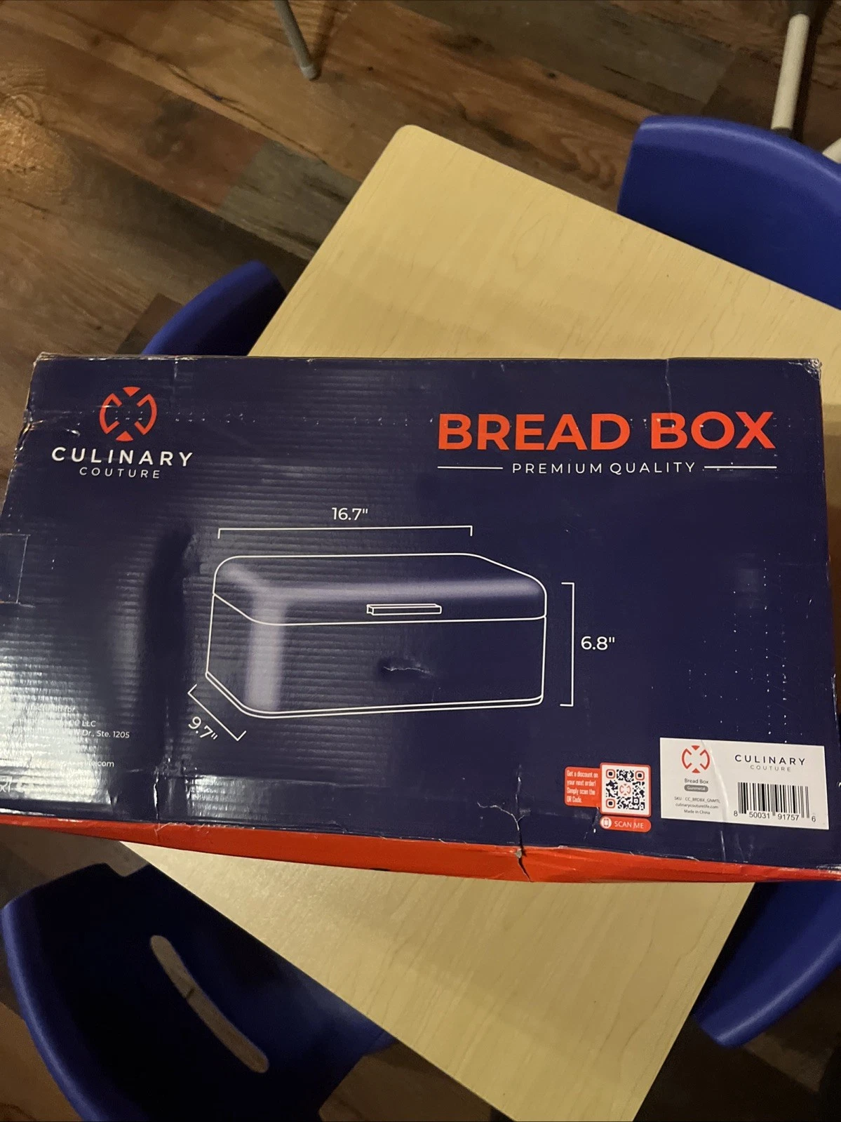 Culinary Couture Bread Box