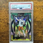 2024 PANINI SELECT GREEN & YELLOW SHOCK #30 BO NIX ROOKIE RC PSA 9