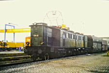 E-Lok E 95 02 G&uuml;terzug  Dittersbach &ndash; Lauban &ndash; G&ouml;rlitz , Original Dia, Vintage