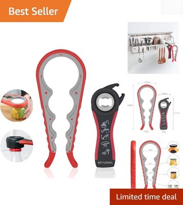 Versatile Jar Opener Set with Easy Twist Design - Family-Friendly Kitchen Tool
