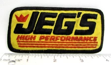 Vintage Jeg's High Performance Auto Parts Jacket Patch Delaware Ohio Racing