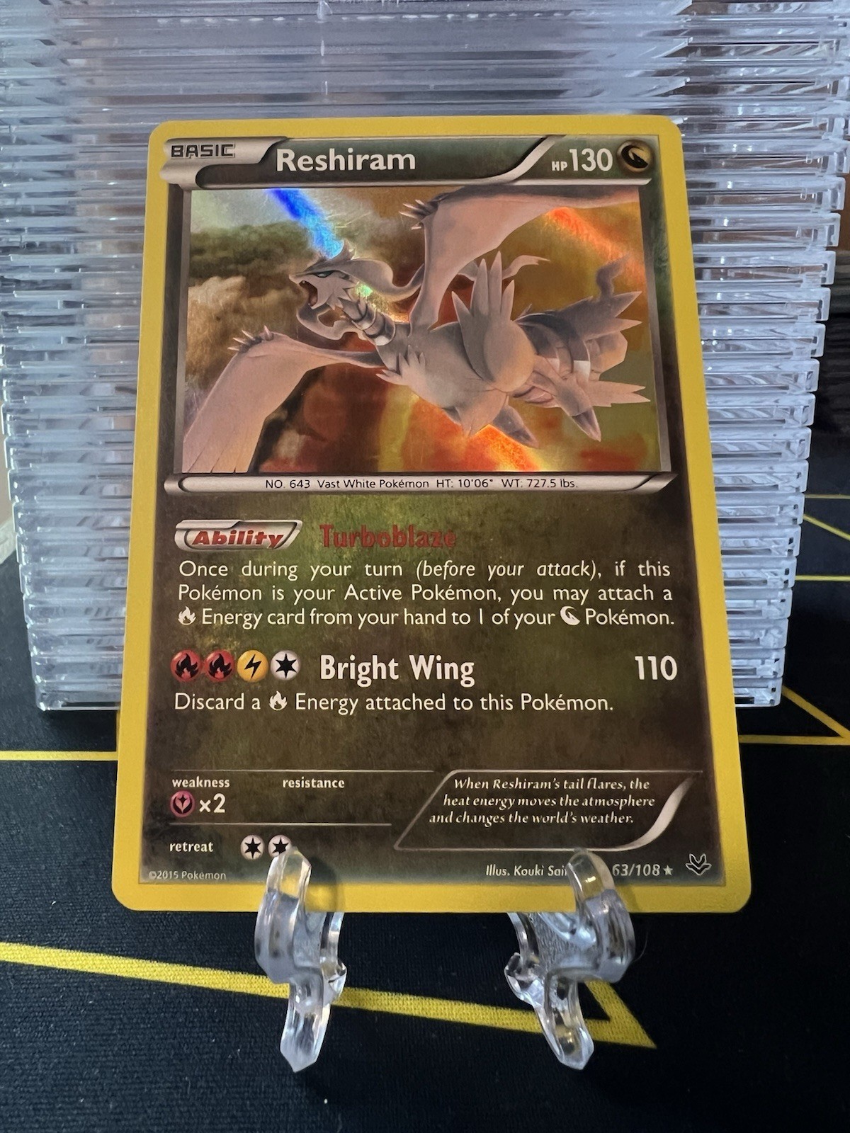 Reshiram Holo XY - Roaring Skies 63/108 LP