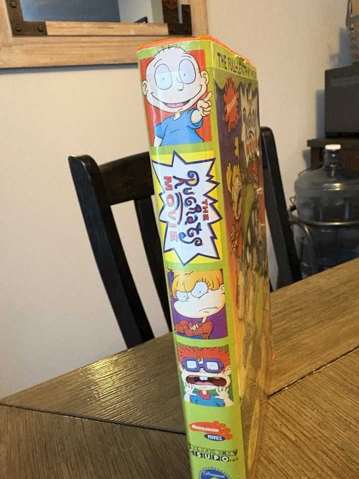 The Rugrats Movie (1999 VHS Orange) Nickelodeon VHS + Bonus Catdog Shorts - Image 2 of 4