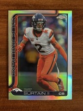PAT SURTAIN II 2025 Topps Chrome #93 Refractor Denver Broncos