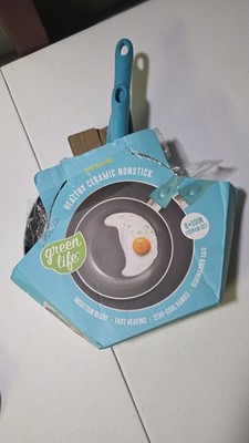 Green Life Healthy Ceramic Nonstick 8+10in Frypan Cookware Set With Stay Cool
