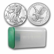 2026 1 Oz American Silver Eagle Coin Bu (tube Of 20)