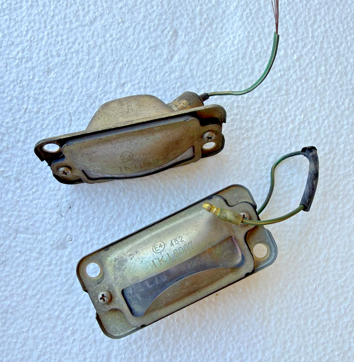 昭和の電飾ボディー OEM 1983-1986 NISSAN DATSUN 720 PICKUP License Plate Lights Lamps