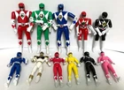 VINTAGE 11 MIGHTY MORPHIN POWER RANGERS 5.5" 4.4" 4" FIGURINES SABAN 1993 & 1995