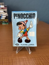 Vintage Russell Walt Disney Pinocchio Playings Cards Made in USA New Sealed