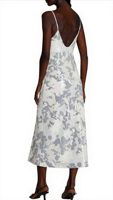club monaco slip dress NEW CLUB MONACO Midi SEQUIN Slip Dress SIZE 2 BRAND NEW with TAGS