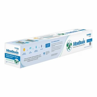 CertainTeed MemBrain 8'x50', 2 Mil Vapor Retarder, Mold Prevention, 416.5 SqFt