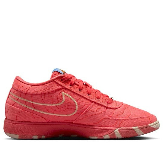 Size 5.5 Nike Book 1 Text “Sedona” Orange Magic Ember White