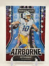 2023 Rookies & Stars Football JUSTIN HERBERT Airborne Longevity Prizm #AI-18