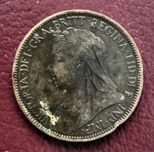 Demi-penny 1897, Royaume-Uni, Victoria (bronze, 5,7 g), non classé