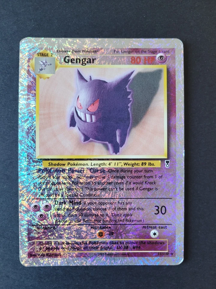 Pokémon legendary collection LOT 6 cartes Gengar ninetales nidoking Reverse 2002 - Photo 2/4