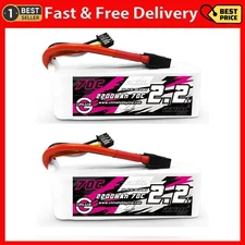 CNHL 2200Mah 3S Li po Battery 11.1V 70C with XT60 Plug for RC Car Airplane Truck
