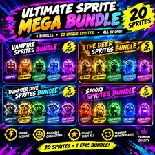 Bundle All 20 New Sprites | You Keep It 